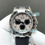 FH Factory Swiss Clone Rolex 4131 Daytona Gain Weight Meteorite Dial Rubber Strap Watch 